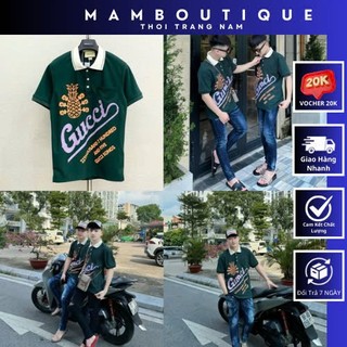 Áo polo nam boy phố gu chì quả dứa cực đẹp . áo phông nam boy phố cổ bẻ in hình quả dứa mới nhất