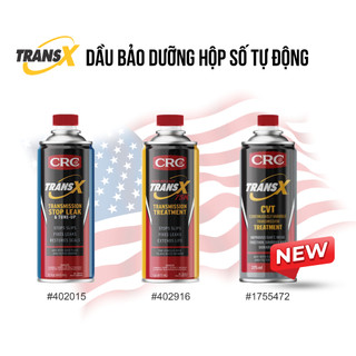 Dầu bảo dưỡng hộp số tự động CRC TransX làm sạch, bôi trơn xử lý rò rỉ giúp chuyển số mượt mà