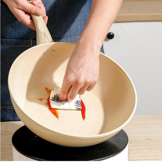 Chảo Chống Dính Kiểu Nhật Cá Gỗ Size 20 - 30cm