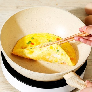 Chảo Chống Dính Kiểu Nhật Cá Gỗ Size 20 - 30cm