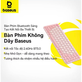 Bàn Phím Không Dây Baseus Wireless Keyboard K01A Thiết Kế Sang Trọng, Bền Bỉ, Siêu Mỏng