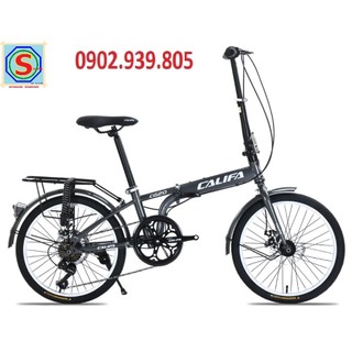 [LH CHIẾT KHẤU] Xe đạp gấp bánh 20 CALIFA - mã CG20D LH Ngay ạ