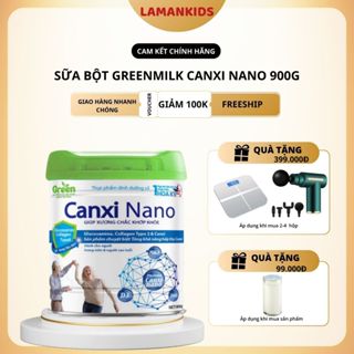 Sữa Greenmilk Canxi Nano , Bảo Vệ Xương Khớp, Chống Đau Nhức Xương Khớp - 900g