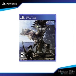 Đĩa game ps4 Monster hunter world