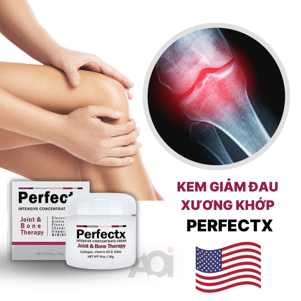 (BẢO HÀNH) Kem Perfectx Xương Khớp Mỹ, Giảm Đau Cơ Bắp, Cứng Mỏi Các Khớp, Hết Đau Lưng Vai Đầu Gối, Khô Khớp| AOI SHOP