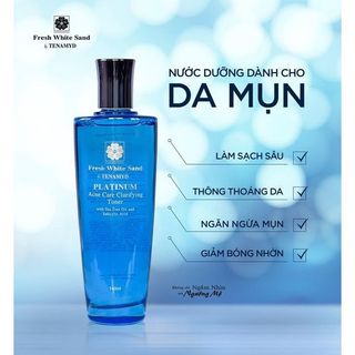 Nước dưỡng dành cho da mụn Fresh White Sand by TENAMYD Platium Acne Care Clarifying Toner 140ml