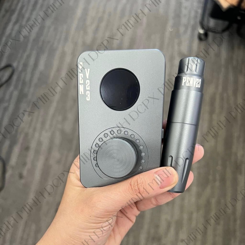 Máy Pen V23 phun rải hạt và sợi dùng trong phun xăm