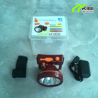 Đèn đeo đầu A13 JIPAL, đèn pin led đội đầu siêu sáng, chiếu sáng xa
