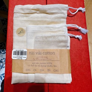 Túi lọc trà, cà phê Cold Brew, hầm xương cotton mềm k tẩy trắng