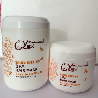 💟chính hãng💟 kem ủ hấp dầu mật ong phục hồi tái sinh tóc hư hại ql8x 1200ml salon luxe oil spa hairmask keratin collagen