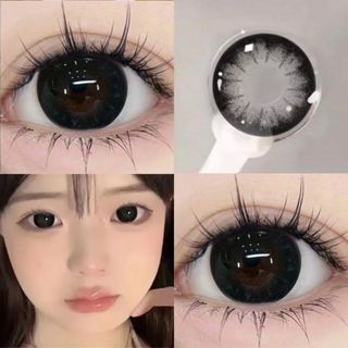 Mắt đen to 2 chiếc Kính áp tròng Ống kính 14,5MM Sử dụng 1 ngày Mắt búp bê đã phân loại Kính áp tròng Hàn Quốc