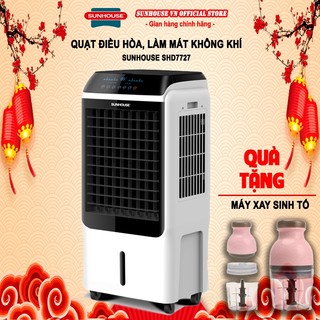 Quạt điều hòa, máy làm mát không khí Sunhouse SHD7726 + tặng máy xay đá, sinh tố đa năng