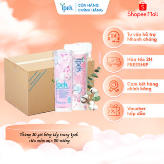 Sỉ 1 thùng bông tẩy trang Ipek 80 miếng Thổ Nhĩ Kỳ