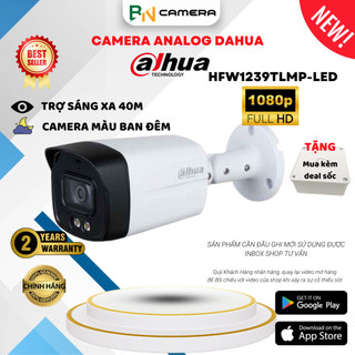 Camera analog Dahua HFW 1239TLMP-LED 2.0MP có màu ban đêm, chính hãng