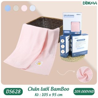 Chăn lưới sợi tre cho bé Dokma DS457 (95x105cm)