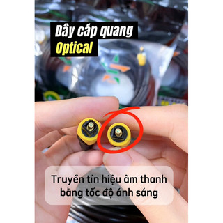 (VIDEO) Dây cáp quang âm thanh Optical 1.5M - 3M - 5M - 10M