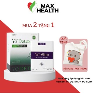 Giảm cân yo slim, yo detox cấp tốc hiệu quả - trà thảo mộc giảm mỡ siết eo an toàn sau 15 ngày sd