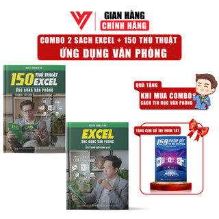 Combo 2 Sách Excel Và 150 Thủ Thuật Ứng Dụng Văn Phòng ĐÀO TẠO TIN HỌC Từ Cơ Bản Đến Nâng Cao