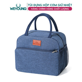 Túi đựng hộp cơm cao cấp WY-B8096, túi đựng cơm giữ nhiệt đa năng nhiều lớp, giúp đựng đồ ăn trưa dày dặn, chắc chắn
