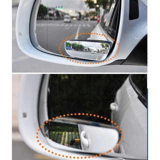 Bộ 2 gương cầu dài CS-070 dán gương chiếu hậu