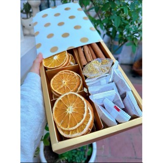 Trà cam quế/ trà đào cam sả