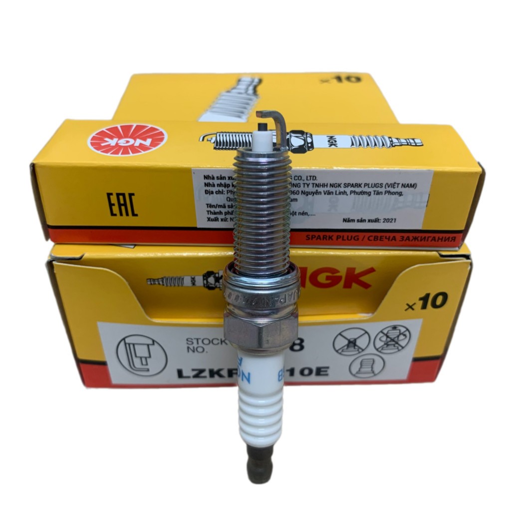 [HÀNG CHÍNH HÃNG] BUGI NGK NICKEN LZKR6B10E lắp Hyundai I10, Kia morning, Hyundai Accent...