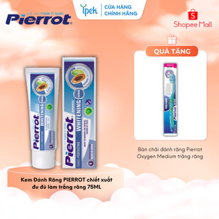 [Tặng bàn chải] Kem Đánh Răng PIERROT chiết xuất đu đủ 75ML