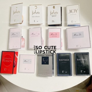 Vial Nước Hoa Mini Miss Di.ior - Joy - Jadore - Sauvage 1.2ml