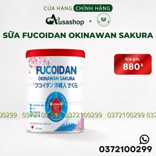 Sữa Fucoidan Okinawan Sakura Cho Bệnh Nhân Ung Thư