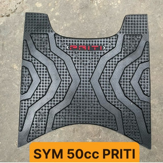 Thảm cao su lót chân xe sym 50cc priti
