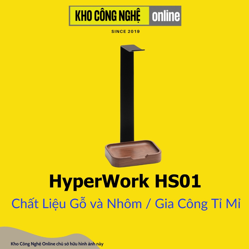 Giá đỡ tai nghe HyperWork HS01 (Hàng Chính Hãng)