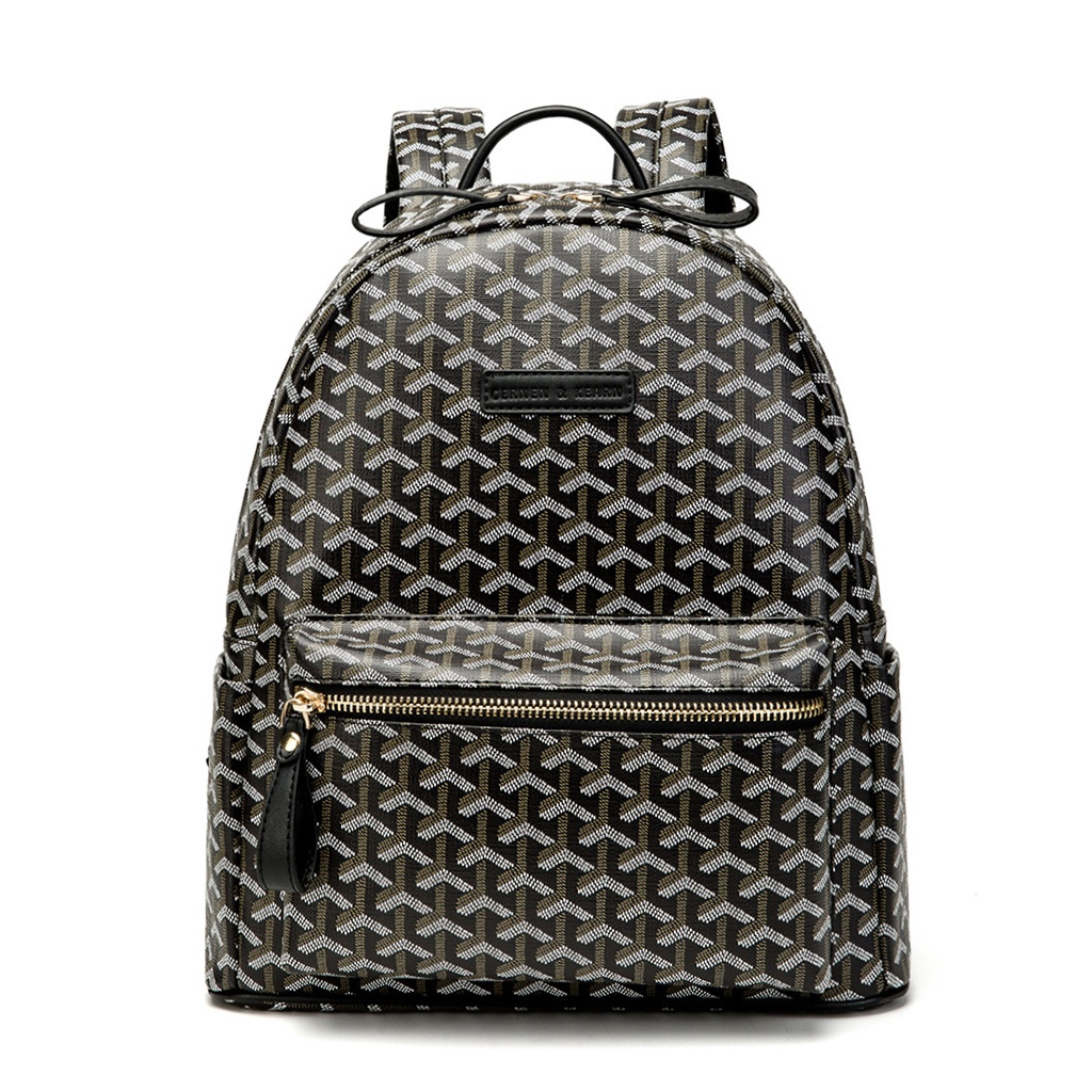 Balo Da EDM Cao Cấp Balo Da PU Chống Nước Thời Trang Đi Chơi Đi Học Đựng Laptopp 15.6inh A4 Sách Vở