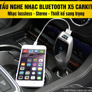 Tẩu nghe nhạc X5 Bluetooth Carkit cho ô tô