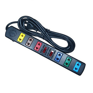 Ổ CẮM DÂY LIOA 6 LỔ 2 CÔNG TẮC DÂY 3M MODEL 6S3