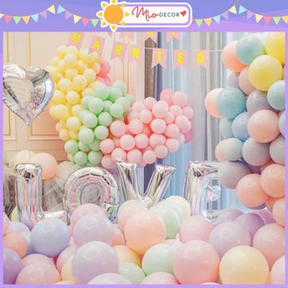 20 quả bóng bay sinh nhật trang trí màu pastel 10 Inch