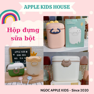 Hộp đựng sữa bột, đồ khô các mẫu vương miện, khủng long, chân gấu