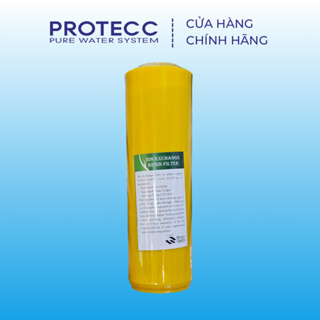 Lõi Lọc Cation 10 Inch - Làm Mềm Nước, Khử Canxi, Magie, Vôi, Kim Loại Nặng Trong Nước