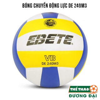 Quả Bóng Chuyền Động Lực Ebete DL 240M3 Chính Hãng Banh Chuyền Da PU Tặng Kim Bơm Lưới Đựng Bóng