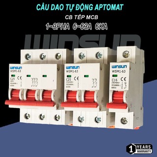 Cầu dao tự động aptomat tép MCB