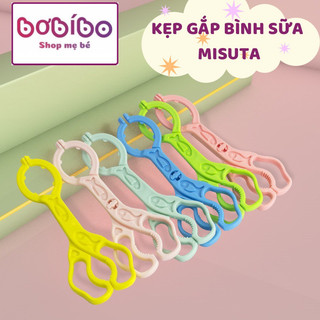 Kẹp gắp bình sữa Misuta, kẹp gắp đồ dùng cho bé khi tiệt trùng chống trơn trượt