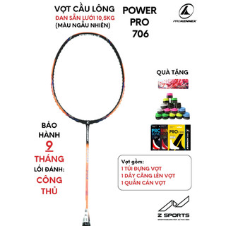 Vợt cầu lông Prokennex POWER PRO 706 rẻ nhất thị trường đã đan dây 10.5KG chính hãng bảo hành 9 tháng