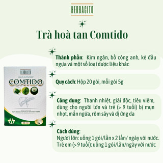 Trà hoà tan tiêu độc Comtido