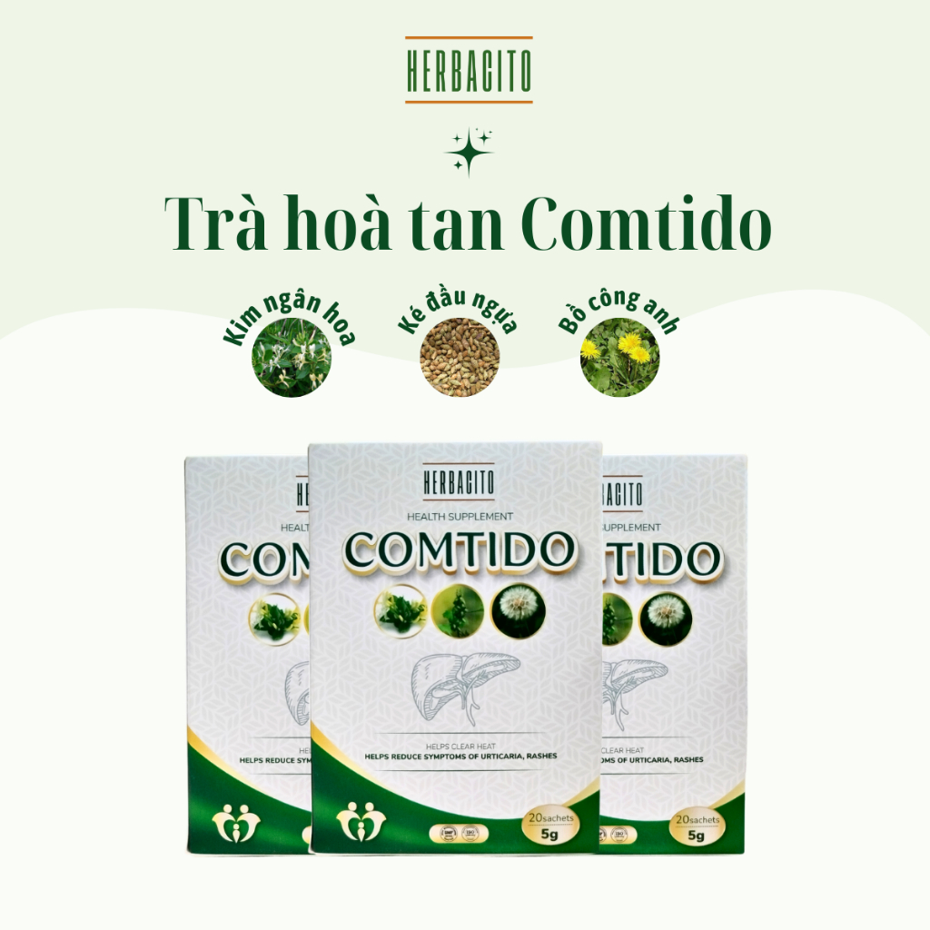Trà hoà tan tiêu độc Comtido
