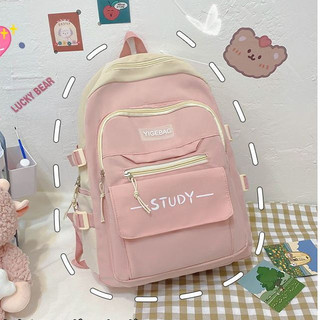 Balo nam nữ balo đi học Study nhiều ngăn, đẹp đi chơi đựng laptop phong cách Hàn Quốc