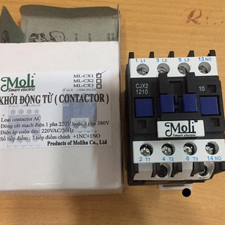 KHỞI ĐỘNG TỪ 3PHA 12A,18A,25A - CONTACTOR 3PHA  MOLI