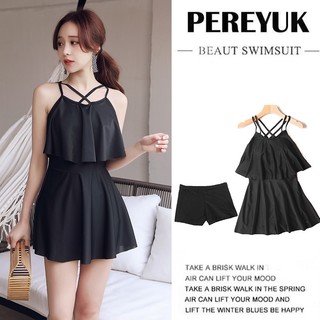 Váy Bơi Nữ Bikini Liền Mảnh Dạng Váy Đồ Bơi Nữ Kín Đáo Giấu Bụng CHo Người Béo