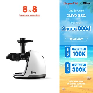 Máy Ép Chậm Trục Ngang OLIVO SJ22 – Ép Rau Không Lo Kẹt Máy – Ép Kiệt Bã – Dễ Vệ Sinh