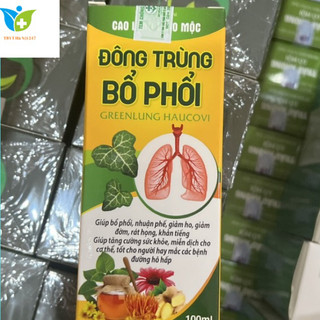 SỈ 10 HỘP Đông trùng bổ phổi giúp bổ phổi, nhuận phế, giảm ho