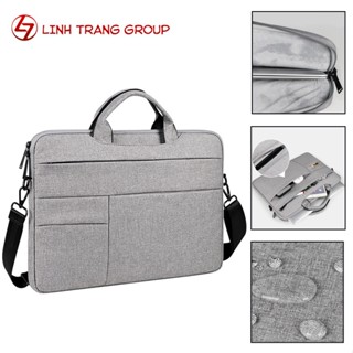Túi chống sốc có dây đeo và 6 túi phụ cho laptop - Oz02