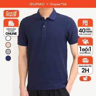 Áo polo 2 khuy nút thời trang gumac lplne0830
